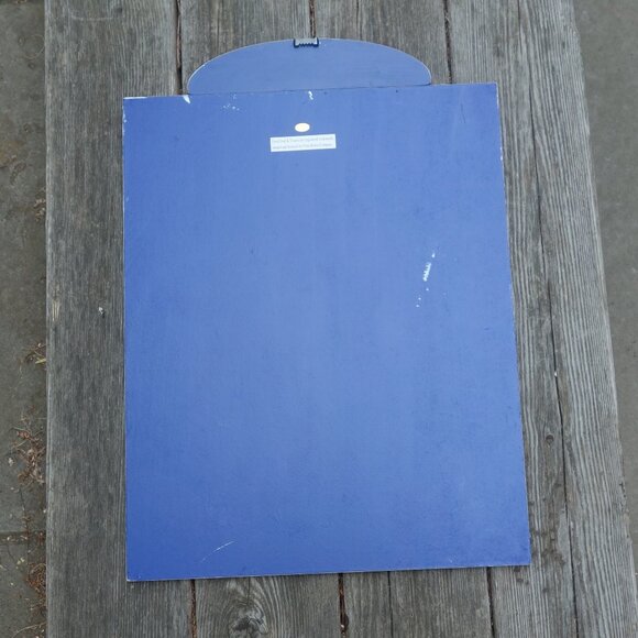 Ford Motor Company Blue Wood Border Chalk Board with Two Ford Oval Magnets - Picture 8 of 15